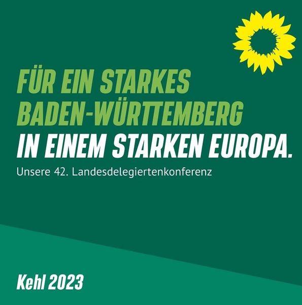 Grüner Landesparteitag in Kehl: Starkes Europa für Klimaschutz und grenzübergreifende Zusammenarbeit