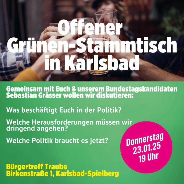 Grünen-Stammtisch mit Sebastian Grässer