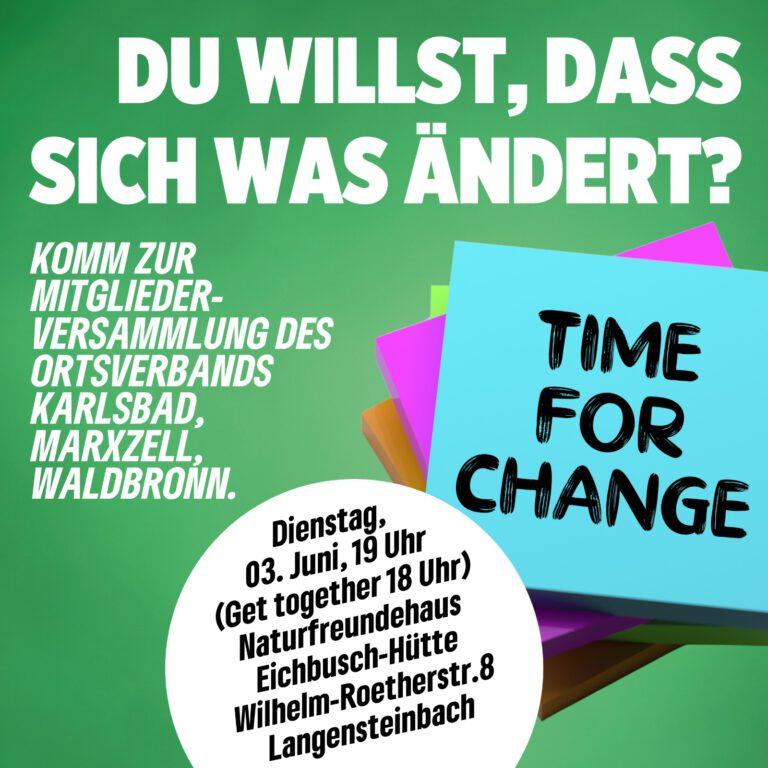 Mitgliederversammlung am 3. Juni