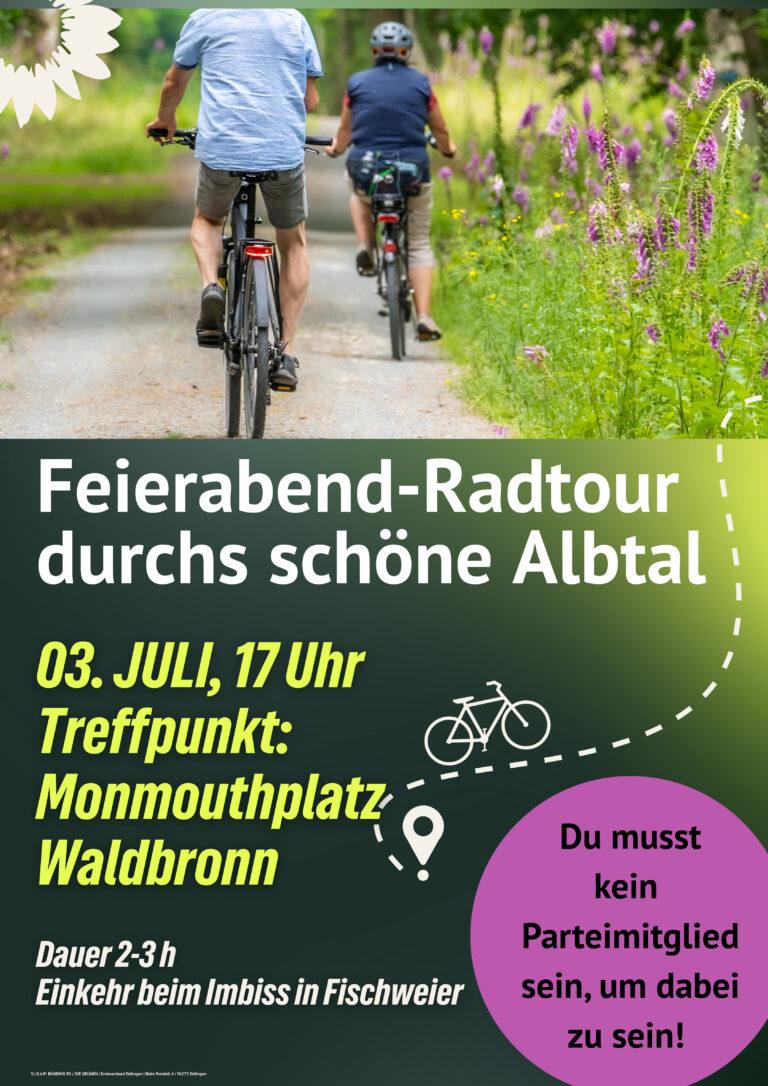 Kleine Feierabendradtour durchs Albtal